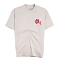Áo Thun Cổ Tròn Regular Be In Decal Hoa