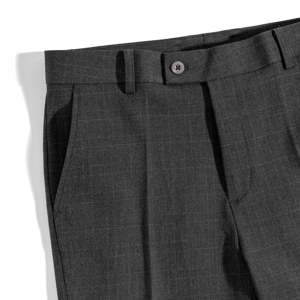 Trouser Slimfit Caro Dark Grey