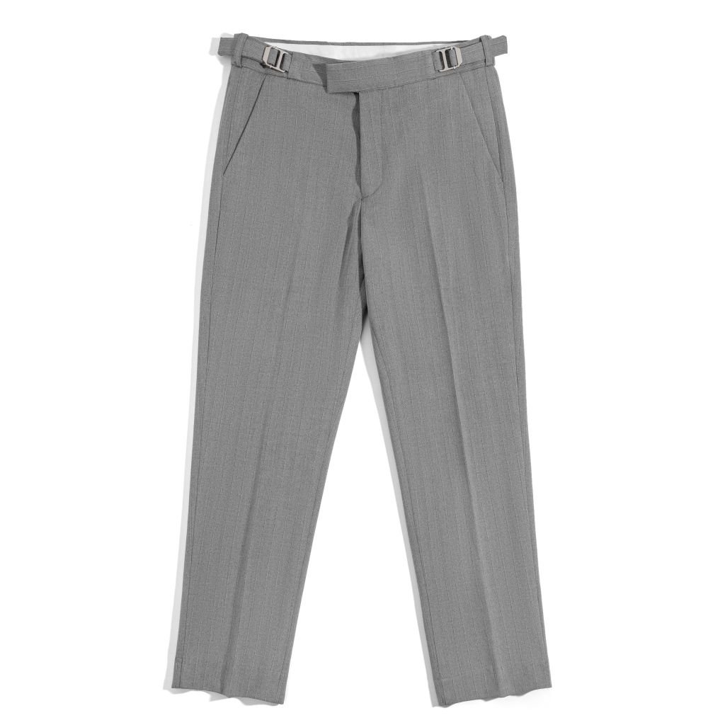 Premium Trouser Sidetab - Grey Stripes