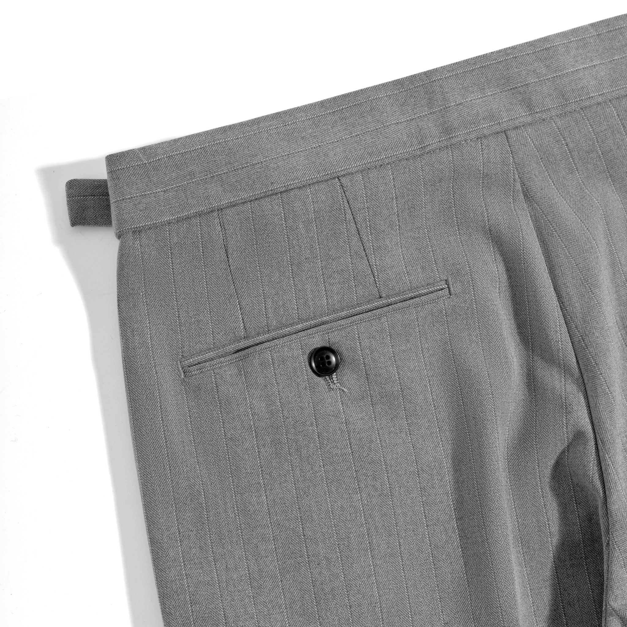 Premium Trouser Sidetab - Grey Stripes