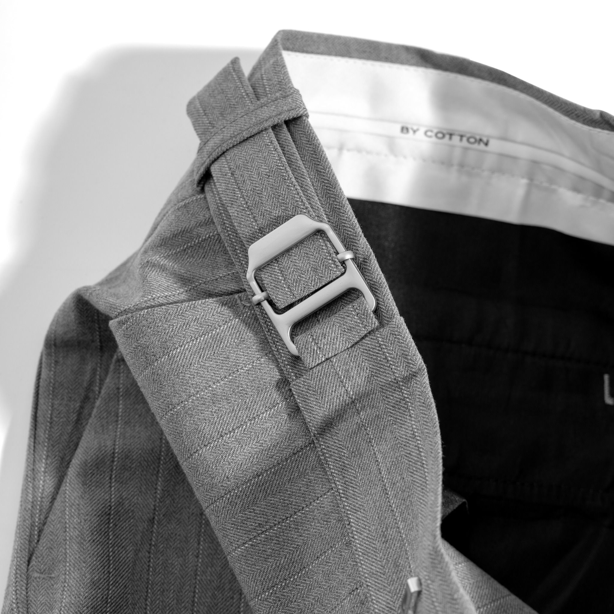 Premium Trouser Sidetab - Grey Stripes