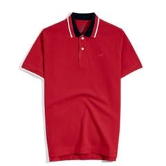 Áo Thun Polo Pique 2.0 Đỏ Thêu Logo