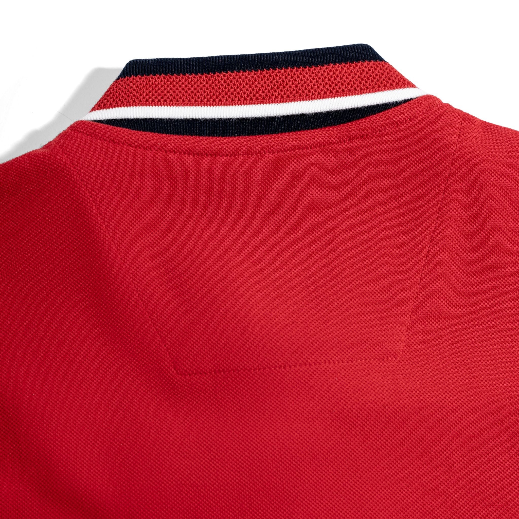 Áo Thun Polo Pique 2.0 Đỏ Thêu Logo