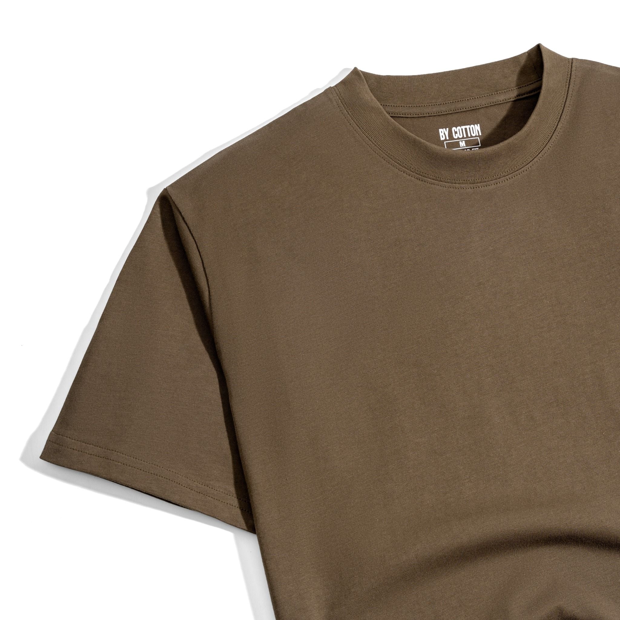 Áo Thun Cổ Tròn Regular - Nâu 2025