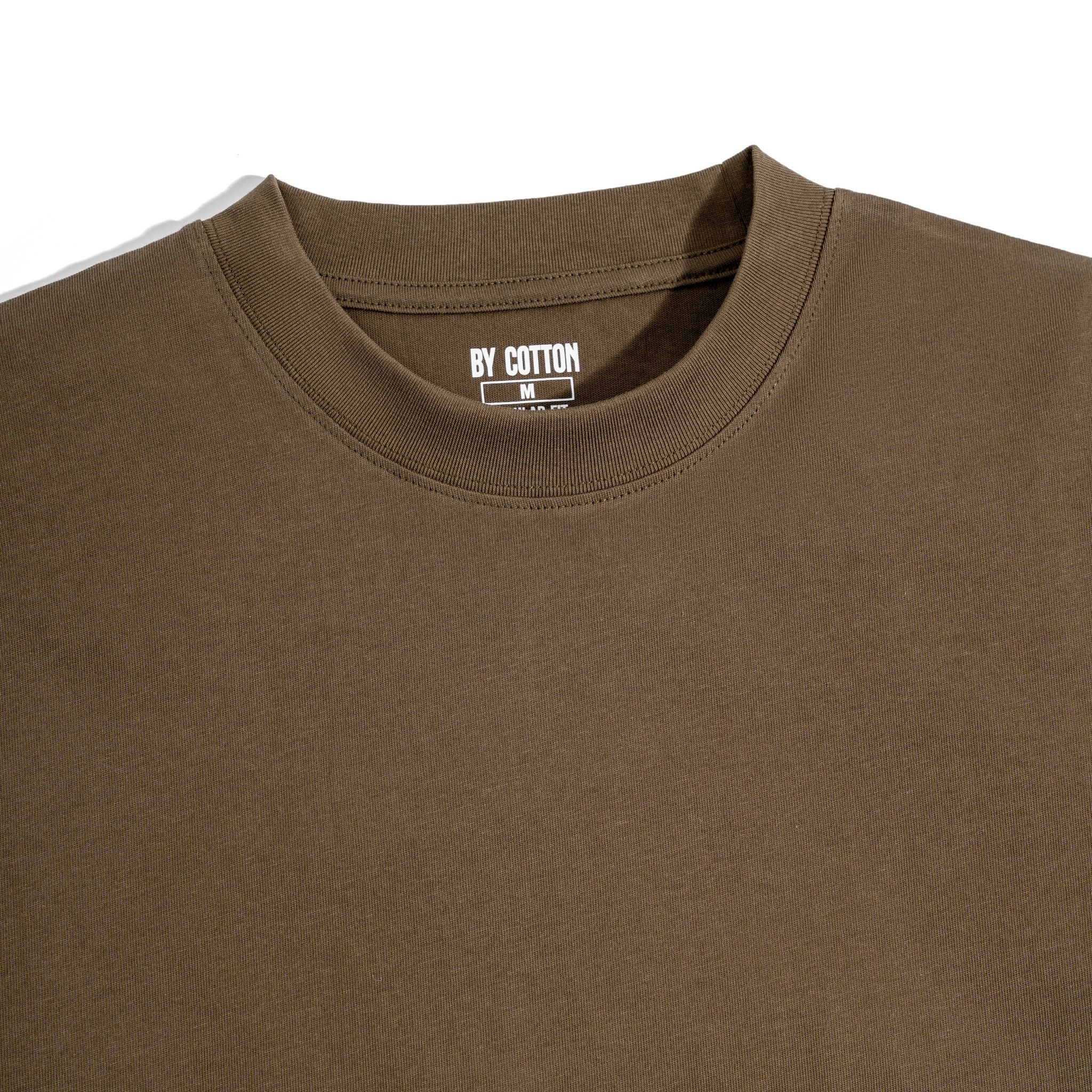 Áo Thun Cổ Tròn Regular - Nâu 2025