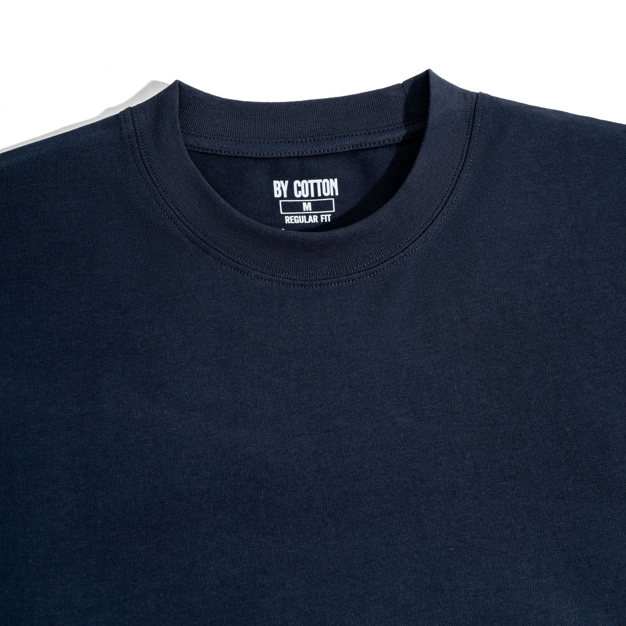 Áo Thun Cổ Tròn Regular - Xanh Đen 2025