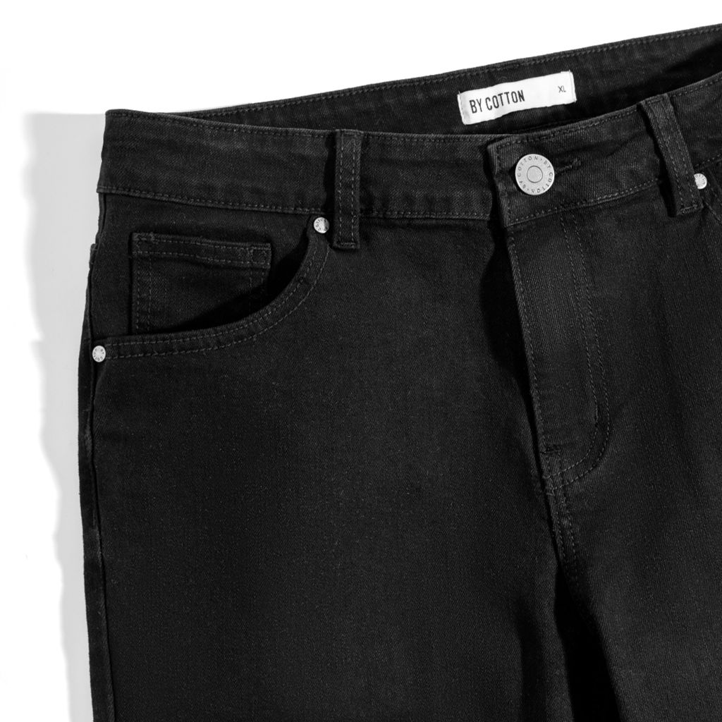 Jeans Basic Black Rách 2025