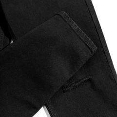Jeans Basic Black Rách 2025