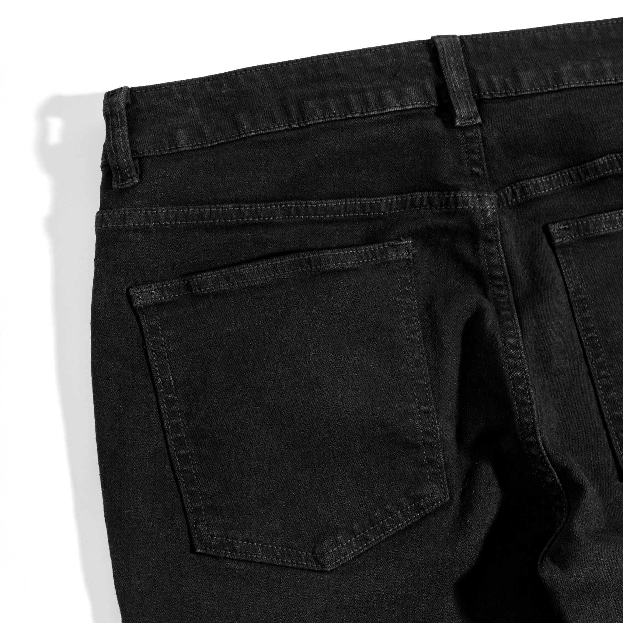 Jeans Basic Black Rách 2025