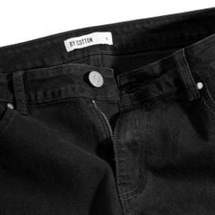 Jeans Basic Black Rách 2025
