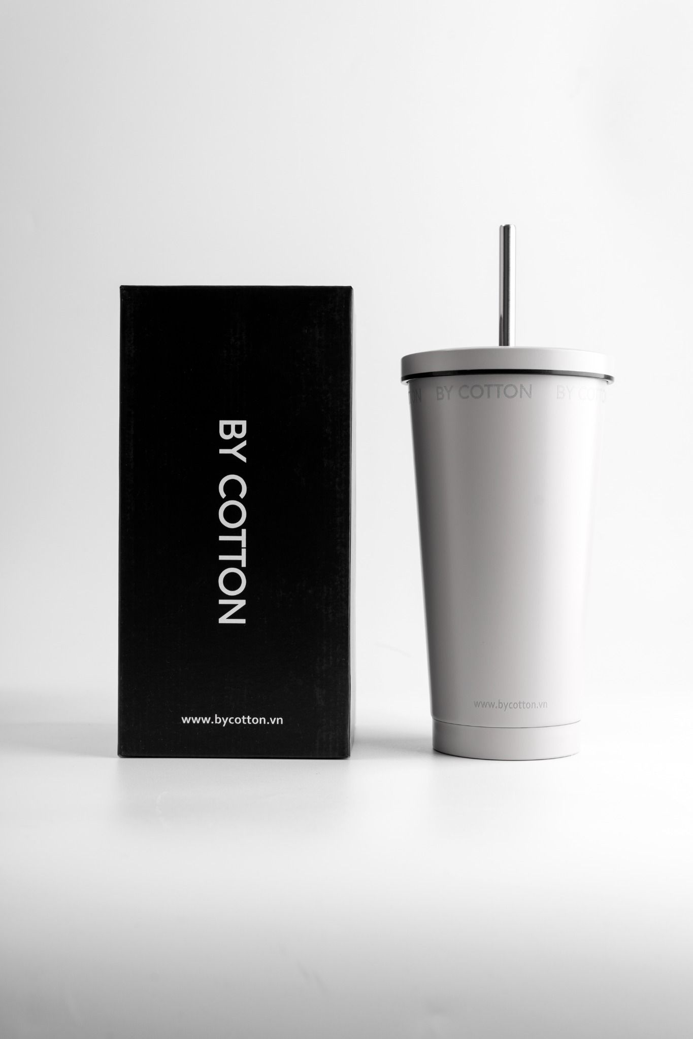Ly Giữ Nhiệt Premium Màu Bạc