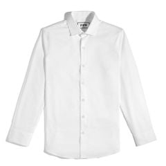 Áo Sơ Mi Công Sở Nam Cotton Trắng 02