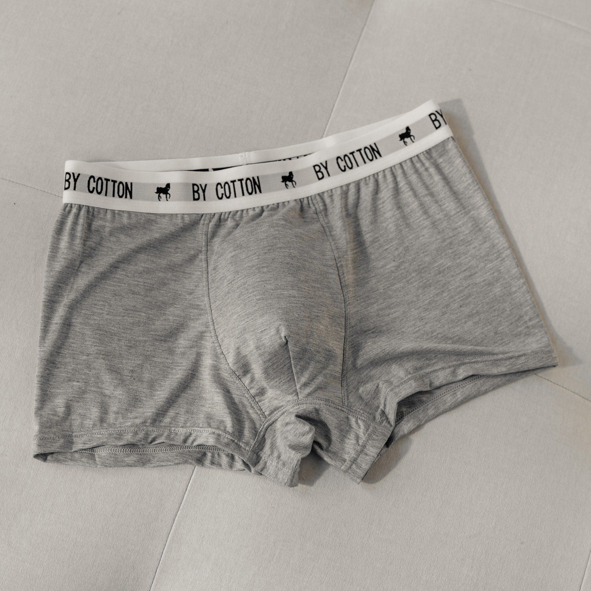 Quần Boxer Xám - Lưng Trắng