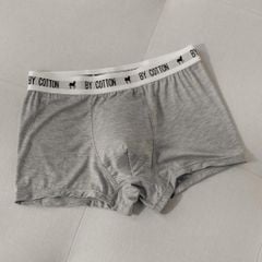 Quần Boxer Xám - Lưng Trắng