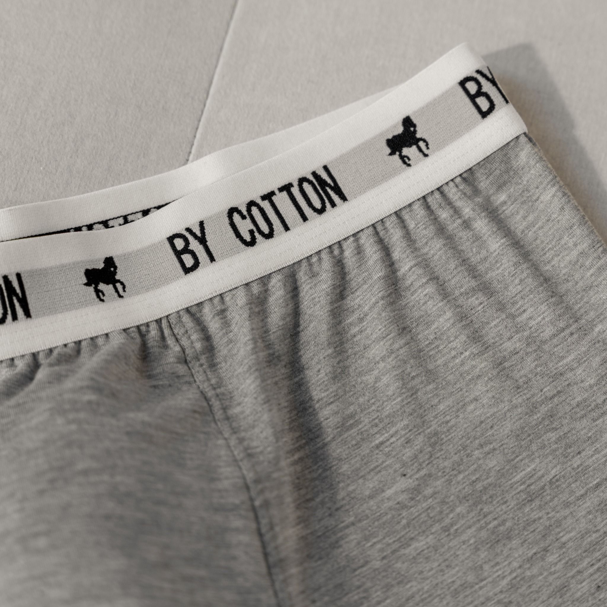 Quần Boxer Xám - Lưng Trắng