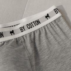 Quần Boxer Xám - Lưng Trắng