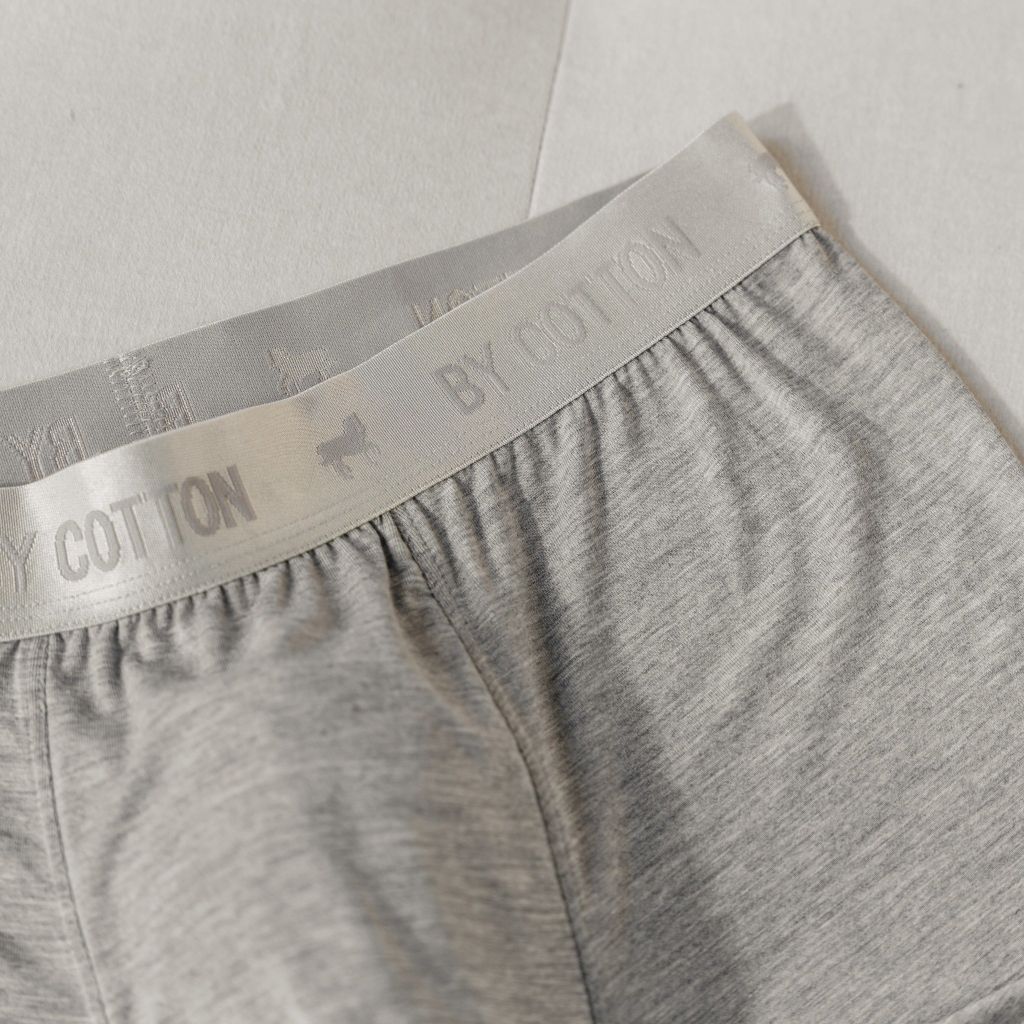 Quần Boxer Xám - Lưng Xám