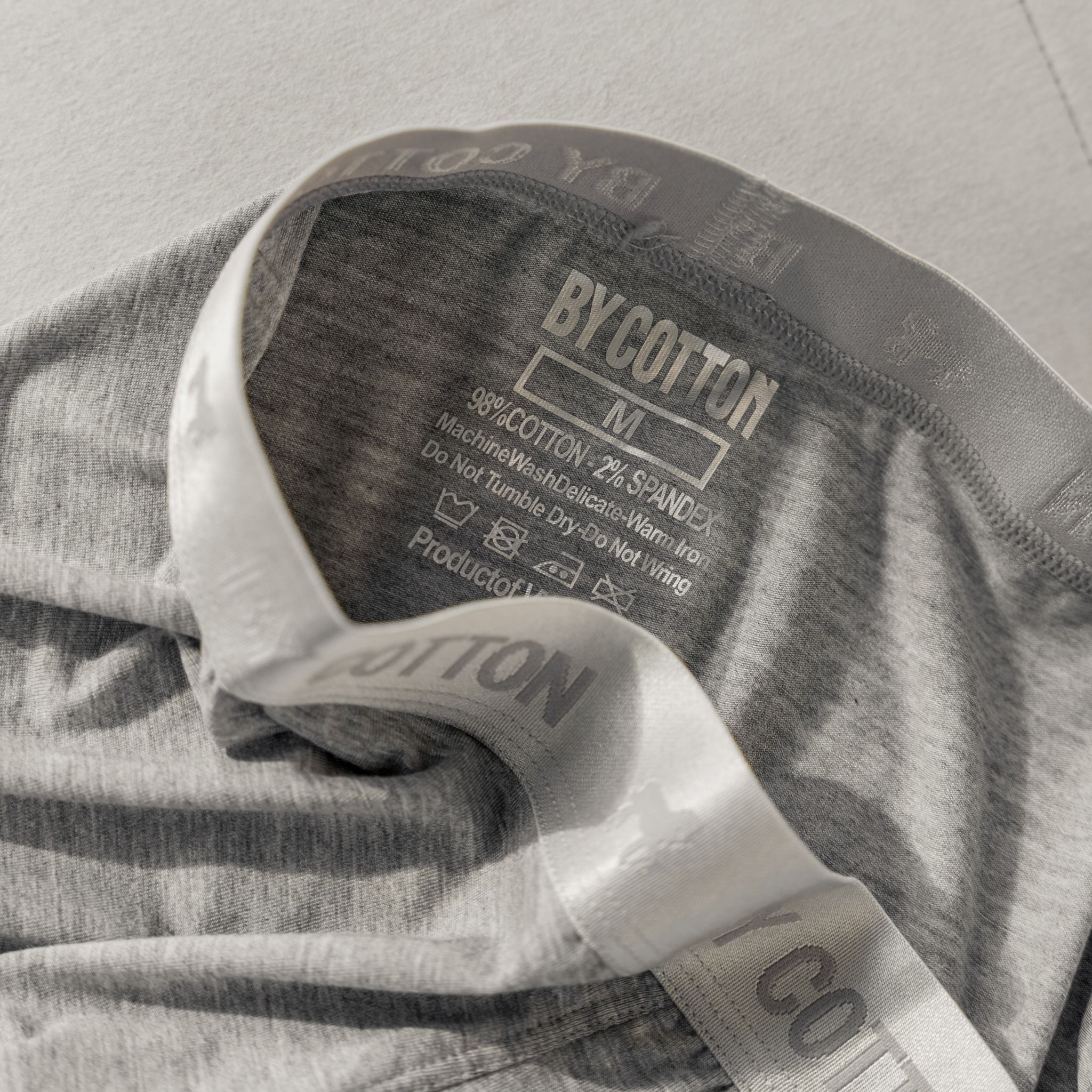Quần Boxer Xám - Lưng Xám