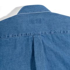 Áo Sơ Mi Denim Xanh Đậm 2025