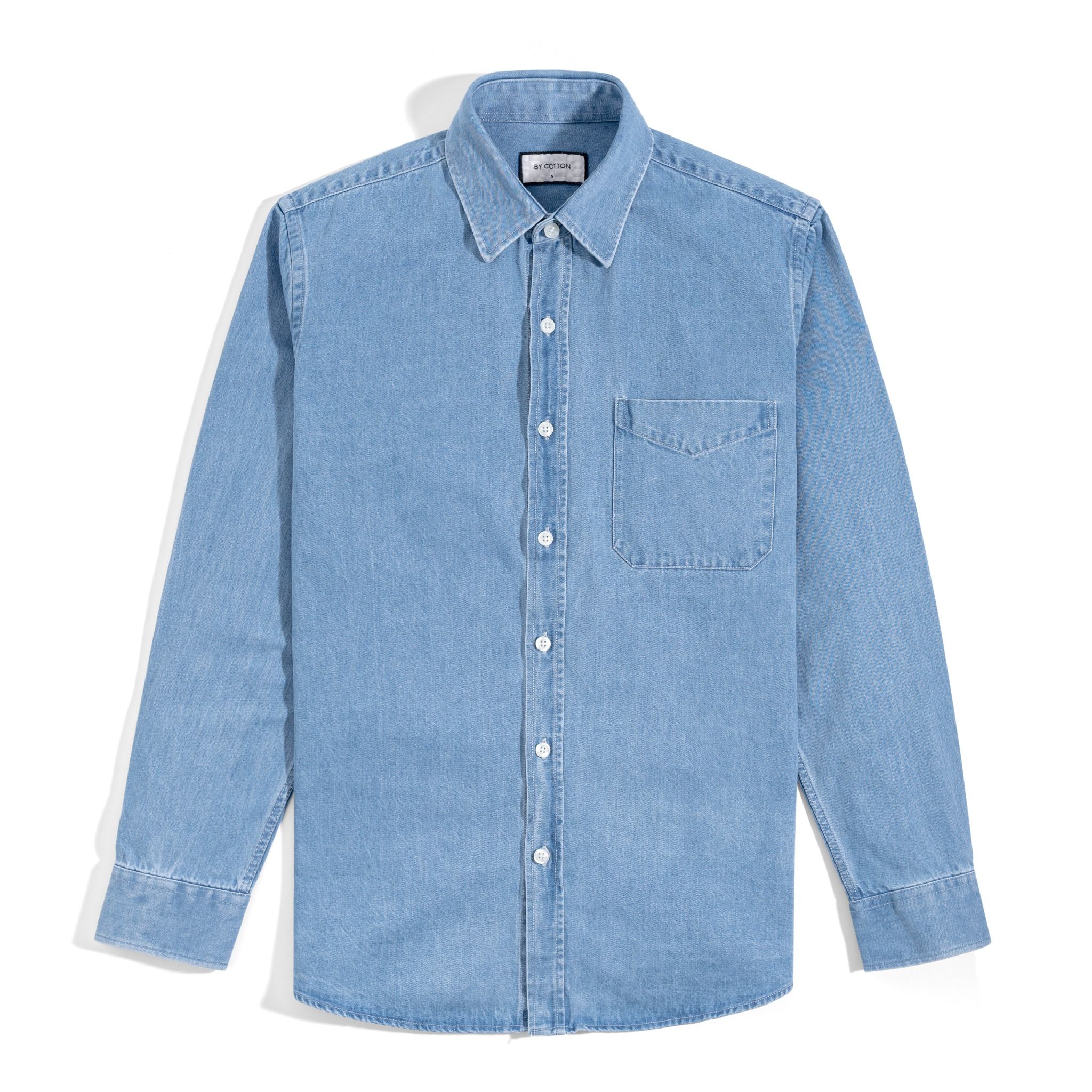 Áo Sơ Mi Denim Xanh Nhạt 2025