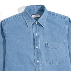 Áo Sơ Mi Denim Xanh Nhạt 2025