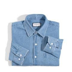 Áo Sơ Mi Denim Xanh Nhạt 2025