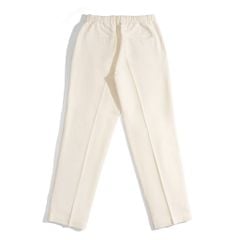Quần Linen Dài Form Ống Đứng Màu Kem 2025