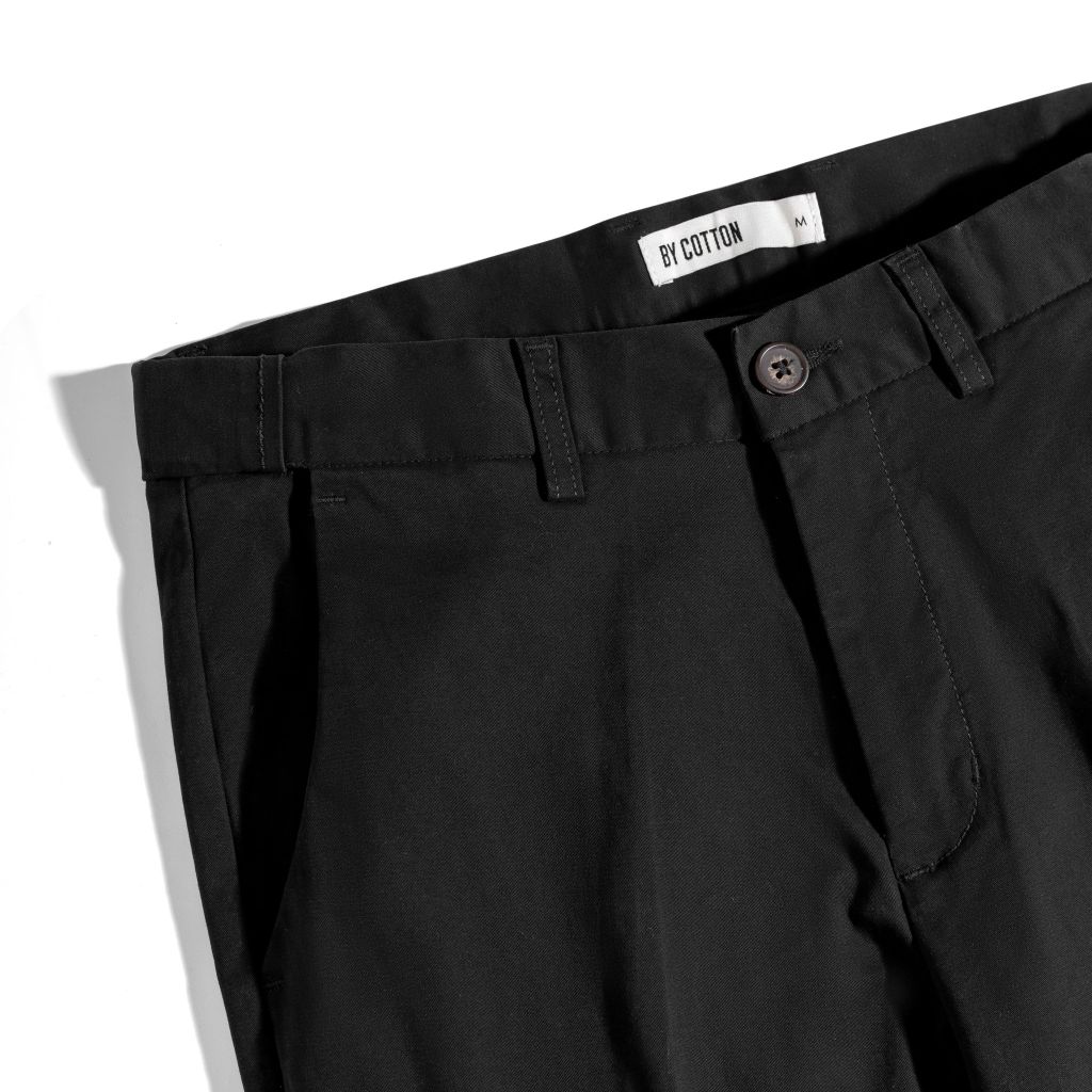 REGULAR CHINOS KAKI BLACK