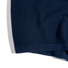 Áo Thun Polo Dệt Kim Cao Cấp Xanh Đen SS2