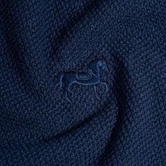 Áo Thun Polo Dệt Kim Cao Cấp Xanh Đen SS2