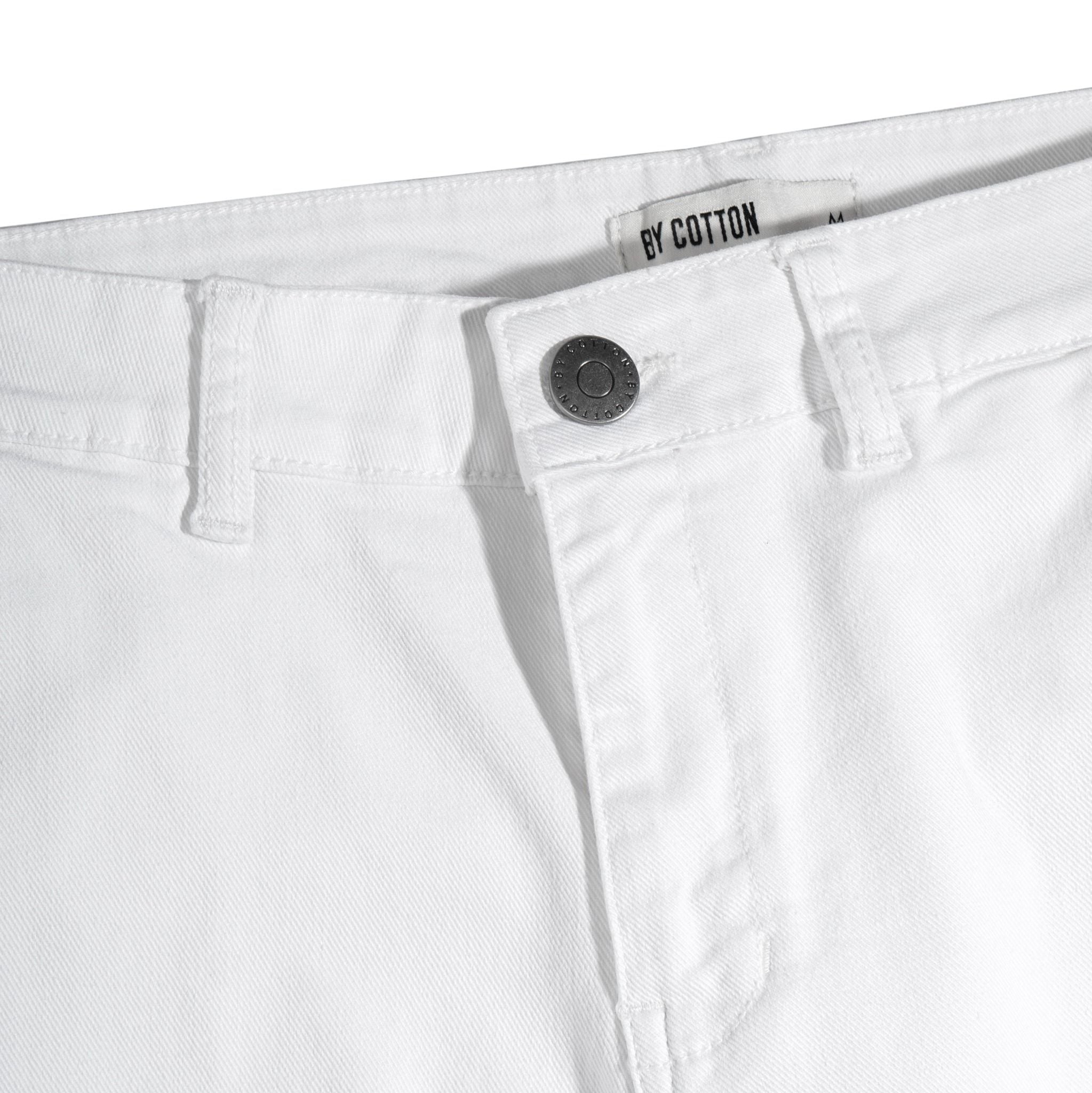 Quần Jeans Dài By Cotton Trousers Trắng