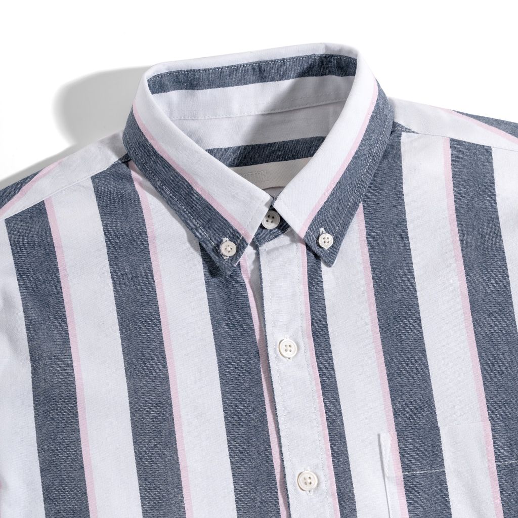 12 STRIPES PINK-JEAN SHIRT