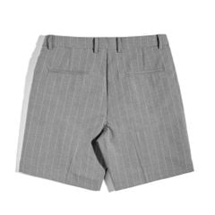 Quần Short Tây Sọc Xám
