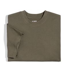 Áo Thun Cổ Tròn Regular - Rêu