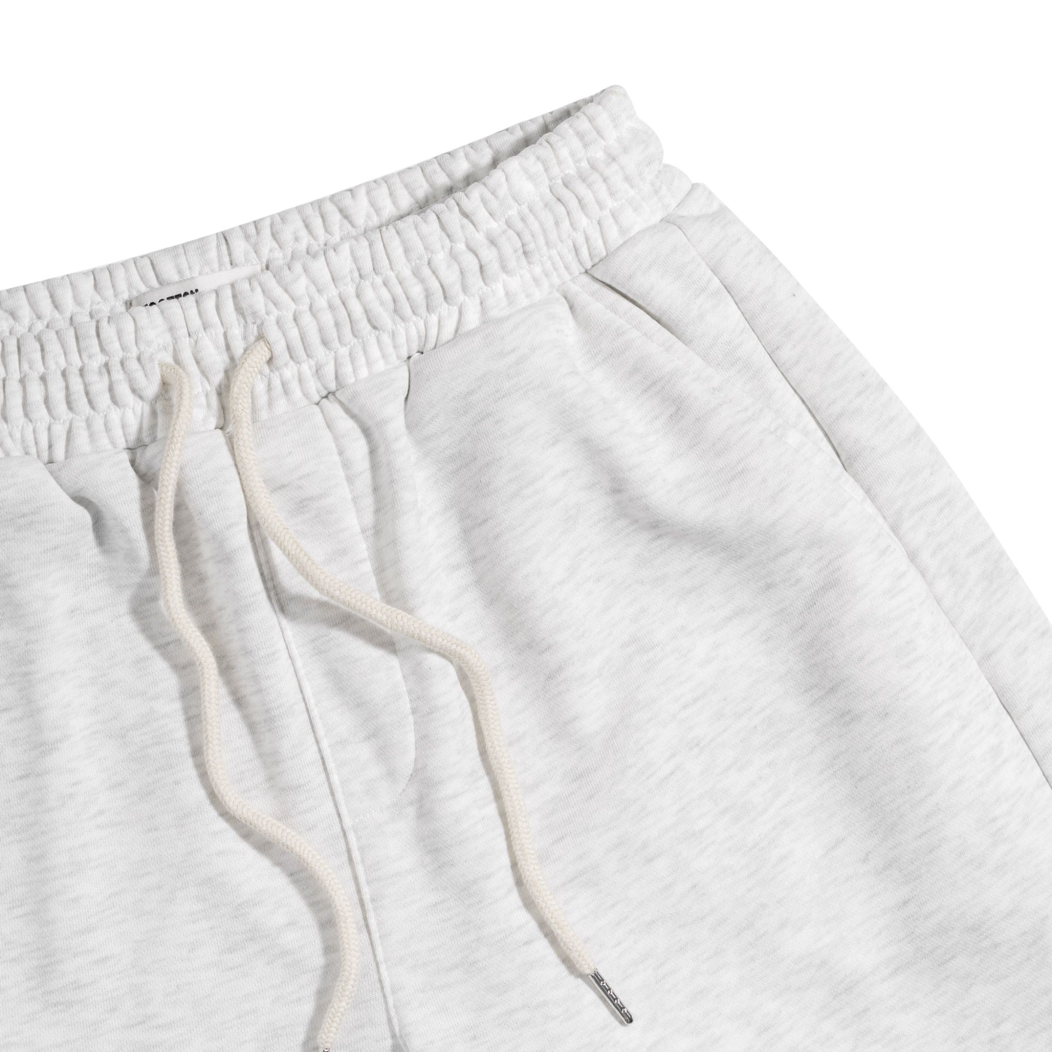 Quần Short Thun Cotton Xám Trắng