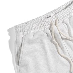 Quần Short Thun Cotton Xám Trắng