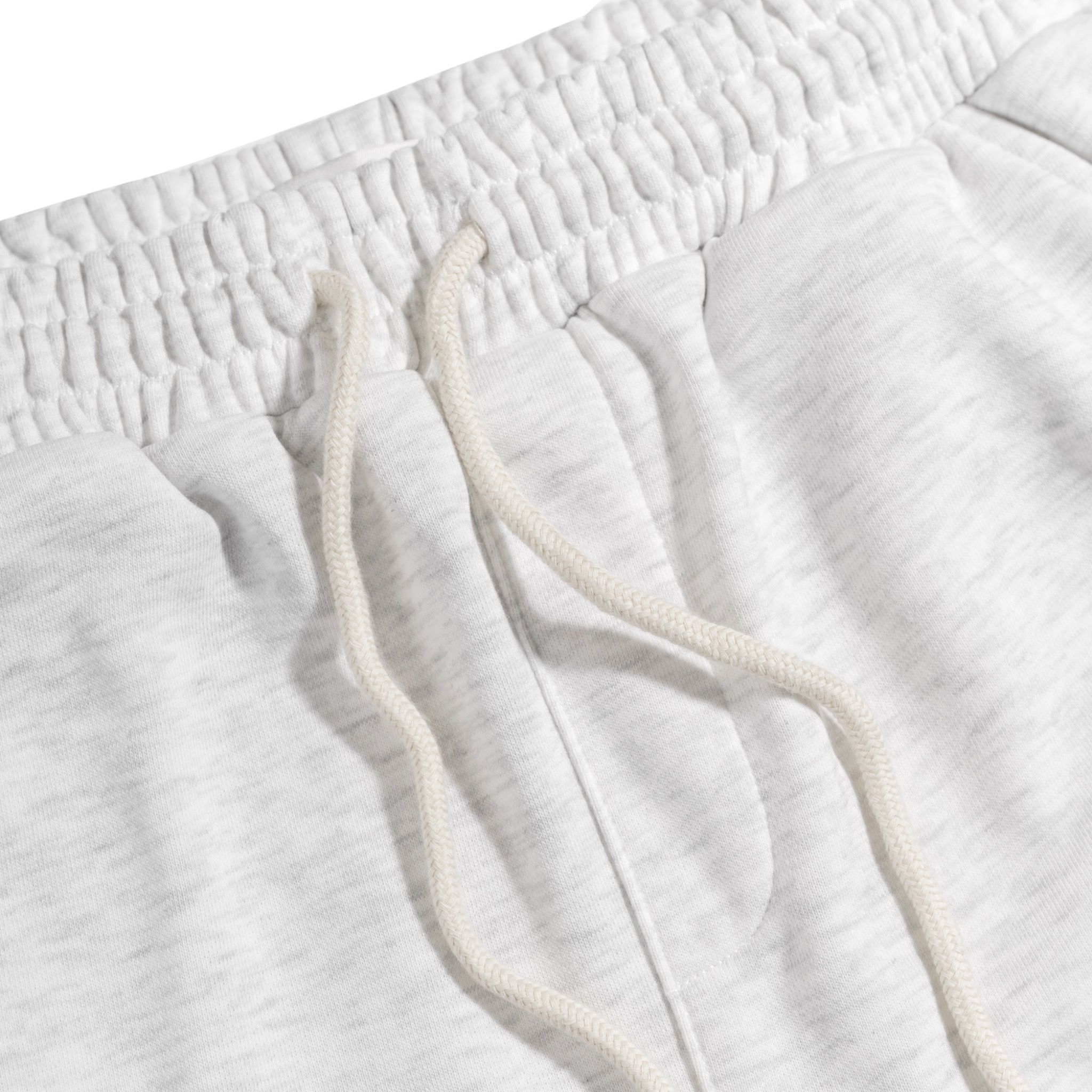 Quần Short Thun Cotton Xám Trắng