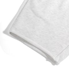 Quần Short Thun Cotton Xám Trắng