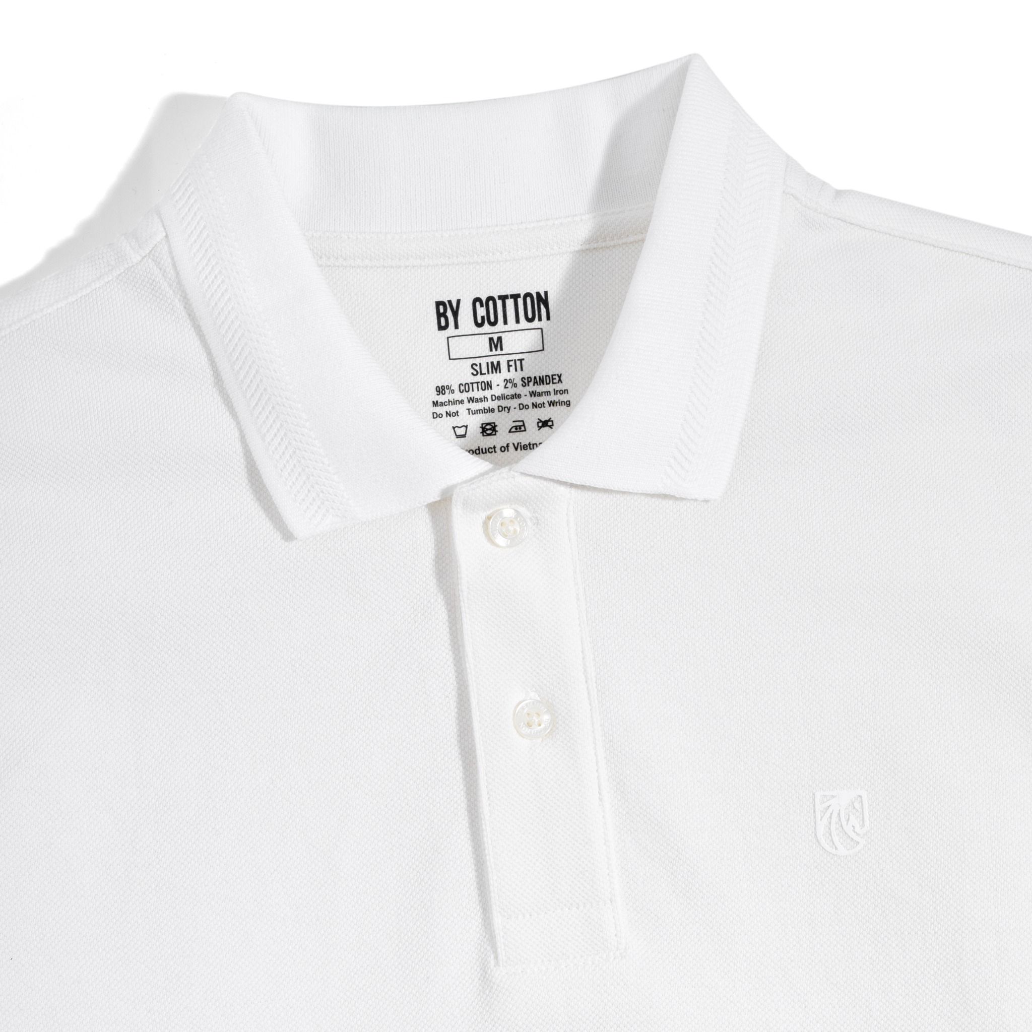 Áo Thun Polo Basic Pique 2.0 - White