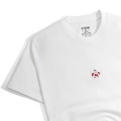 Áo Thun Cổ Tròn Slimfit Thêu Chim Cánh Cụt - Màu Trắng