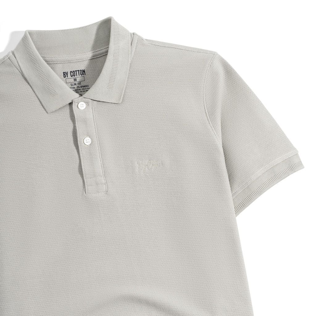 Áo Thun Polo Cool Pique 2.0 - Xám Xanh