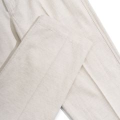 Quần Linen Dài Form Ống Đứng - Màu Nâu Nhạt