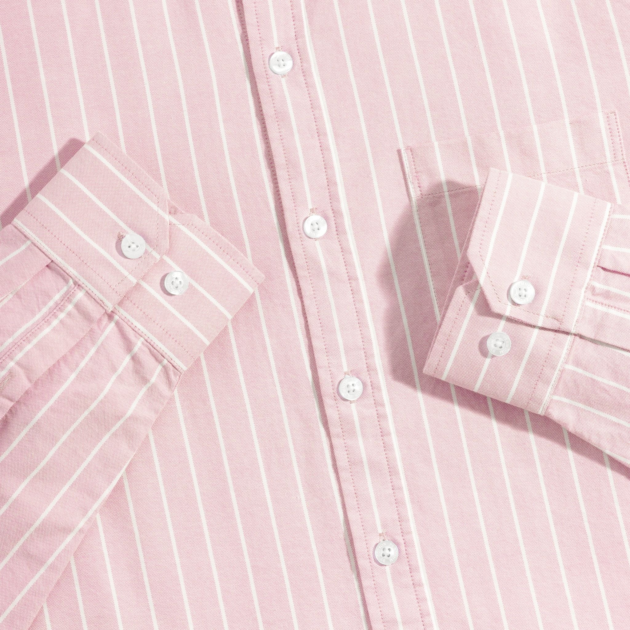 Áo Sơ Mi Oxford Coral Sọc Trắng 1124