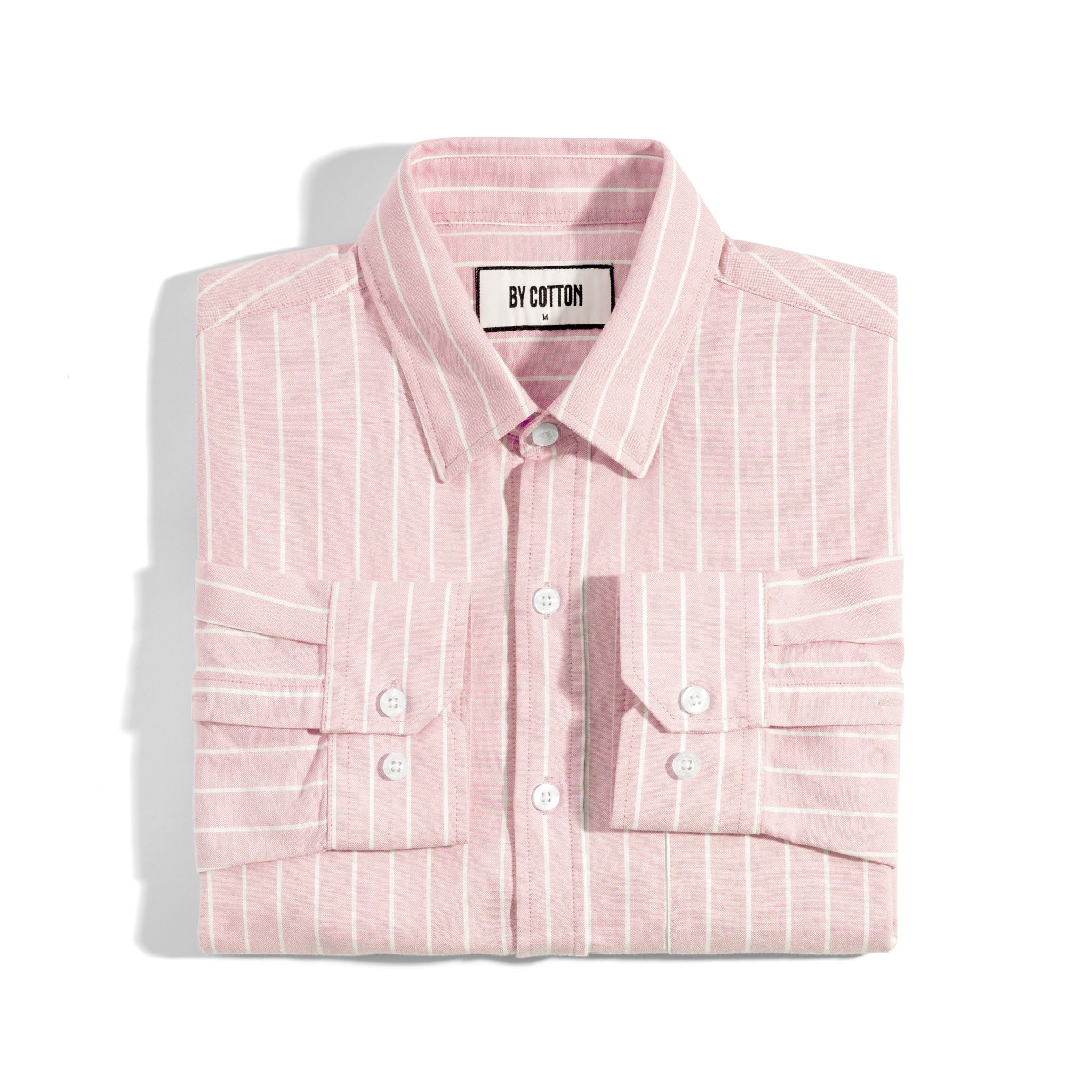 Áo Sơ Mi Oxford Coral Sọc Trắng 1124