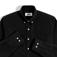 Áo Sơ Mi Nam Paper Cotton Đen - Slimfit