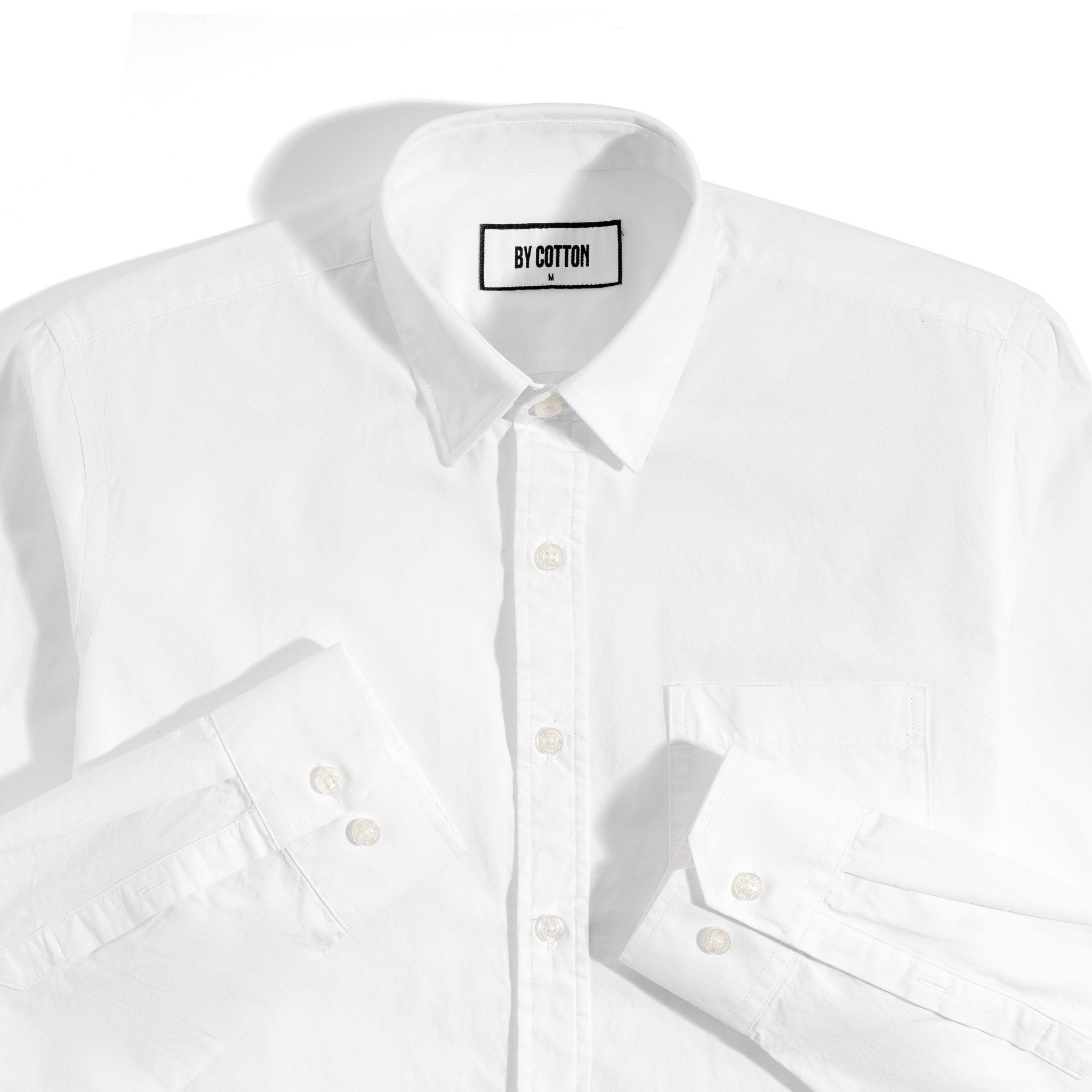 Áo Sơ Mi Nam Paper Cotton Trắng - Slimfit