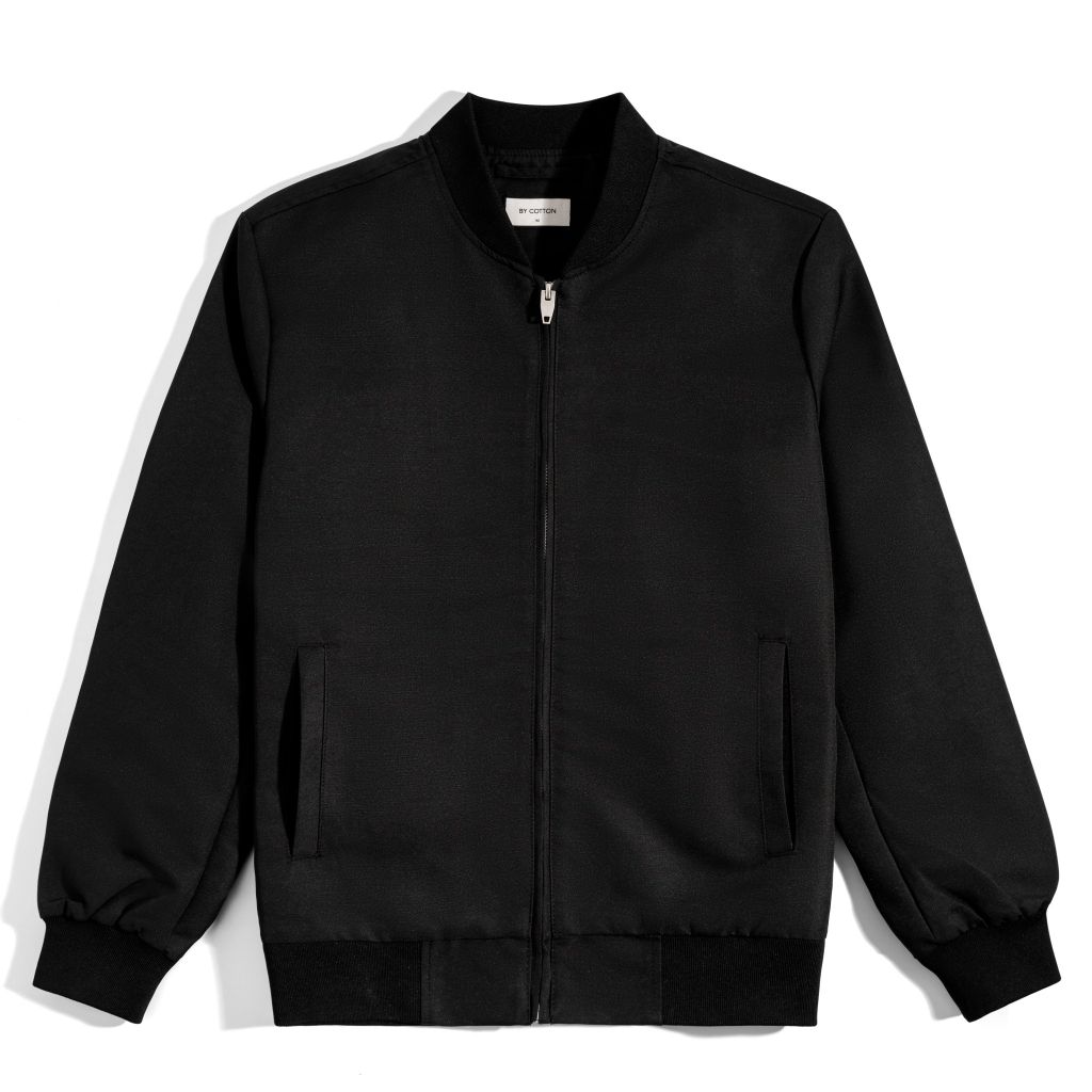 Áo Khoác Bomber Kaki - Black