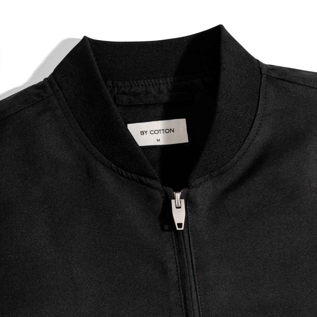 Áo Khoác Bomber Kaki - Black