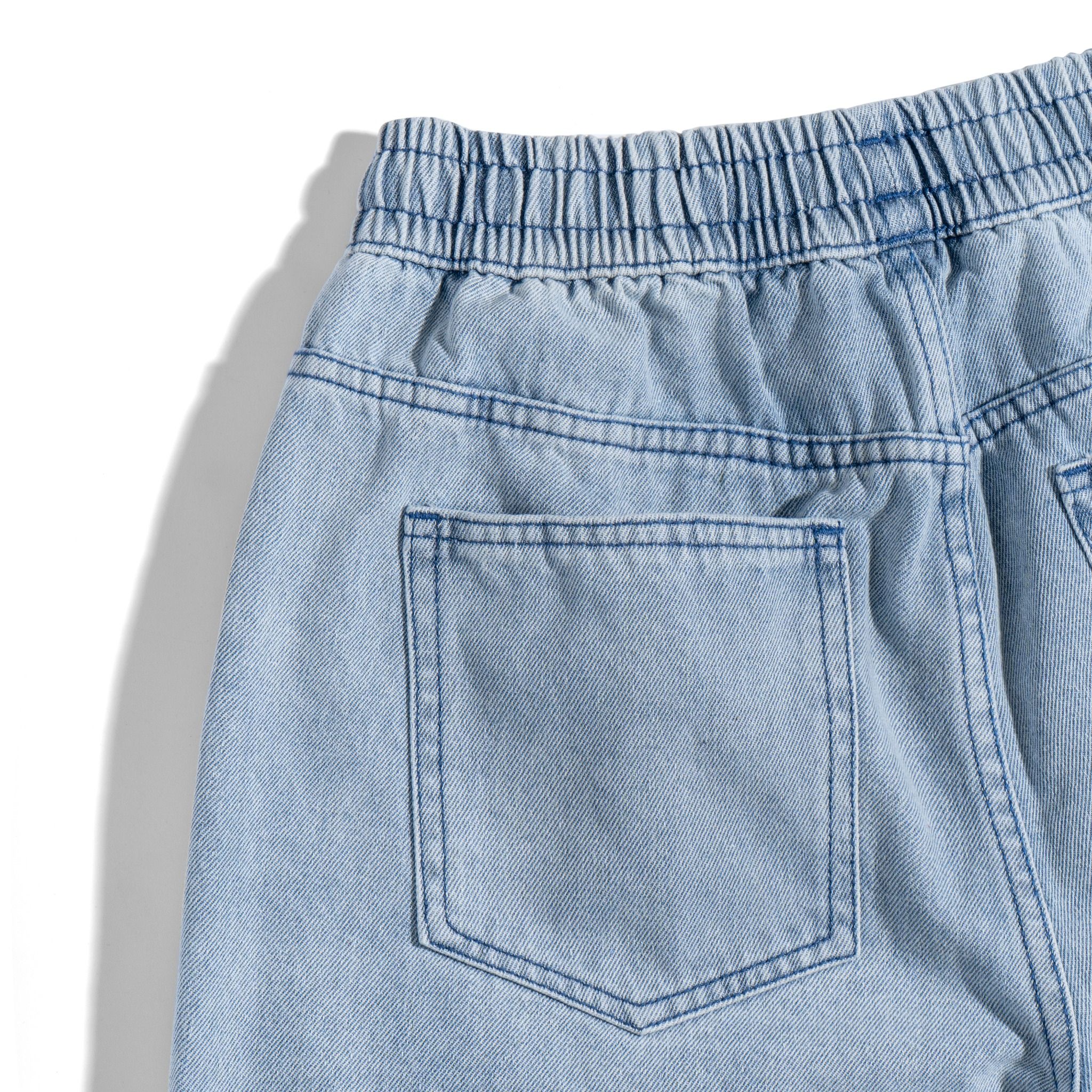 QUẦN SHORT JEANS LƯNG THUN 0201