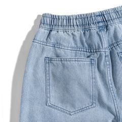 QUẦN SHORT JEANS LƯNG THUN 0201